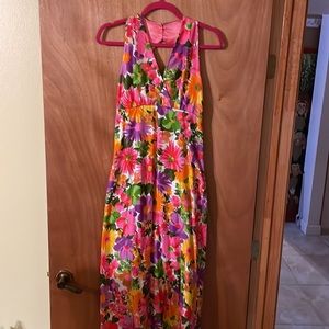 💕Basila vintage Gorgeous floral maxi summer dress WITH pockets 💕(mlb)